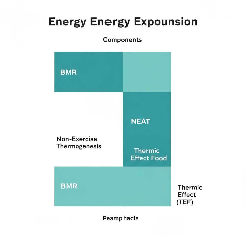 Energy expenditure components visualization